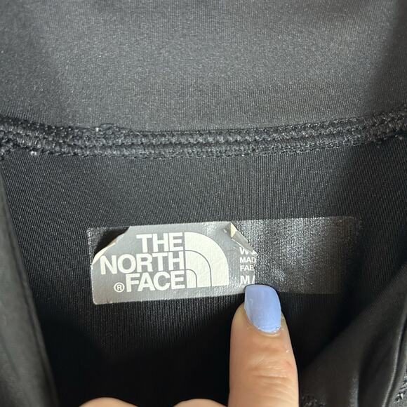 North Face Long Sleeve Compression Base Layer Shirt Womens Medium Black Athletic - Picture 4 of 10